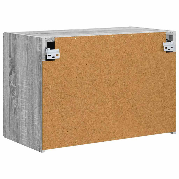 Dulap TV de perete Gri Sonoma 59,5 x 31 x 40 cm Lemn compozit - WALTI WALTI