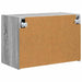 Dulap TV de perete Gri Sonoma 59,5 x 31 x 40 cm Lemn compozit - WALTI WALTI
