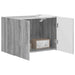 Dulap TV de perete Gri Sonoma 59,5 x 31 x 40 cm Lemn compozit - WALTI WALTI