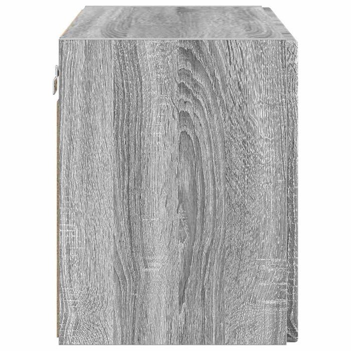 Dulap TV de perete Gri Sonoma 59,5 x 31 x 40 cm Lemn compozit - WALTI WALTI