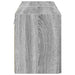 Dulap TV de perete Pe perete 2 pcs Gri Sonoma 59,5 x 31 x 40 cm - WALTI WALTI