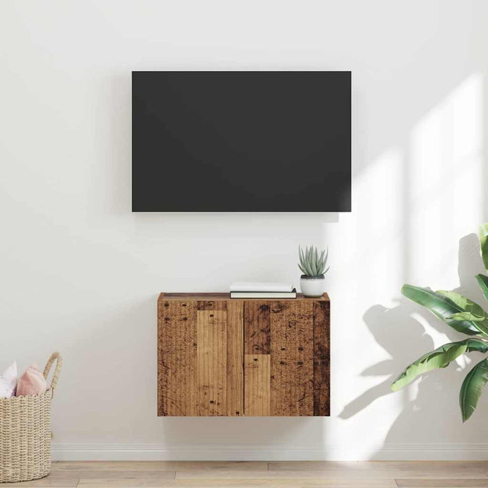 Dulap TV de perete Lemn Vechi 59,5 x 31 x 40 cm Lemn compozit - WALTI WALTI