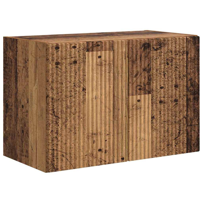 Dulap TV de perete Lemn Vechi 59,5 x 31 x 40 cm Lemn compozit - WALTI WALTI