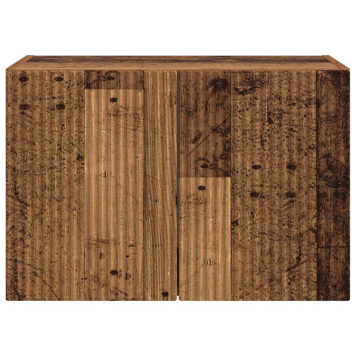 Dulap TV de perete Lemn Vechi 59,5 x 31 x 40 cm Lemn compozit - WALTI WALTI