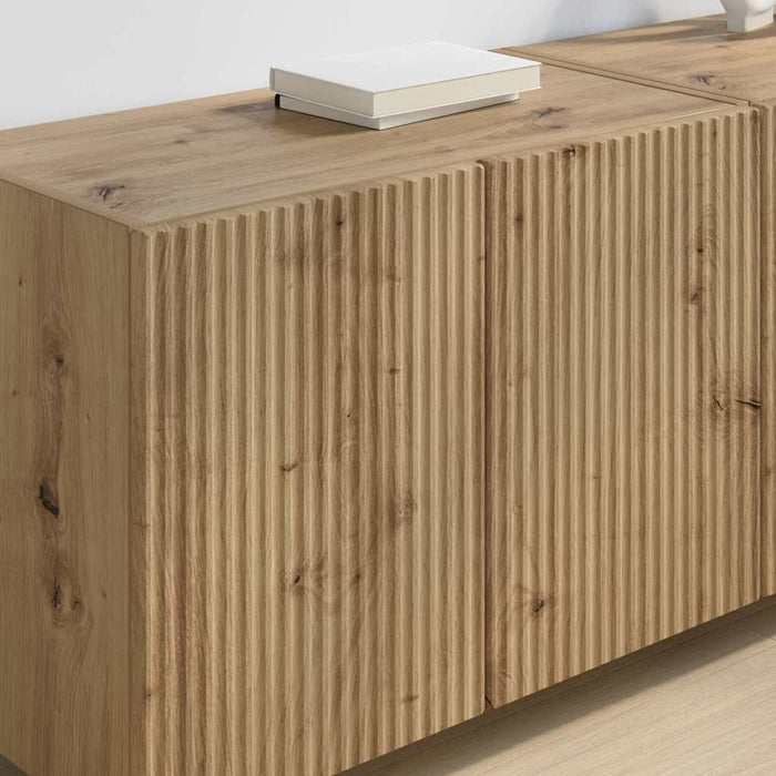 Dulap TV de perete Pe perete Stejar Artizanal 59,5 x 31 x 40 cm - WALTI WALTI