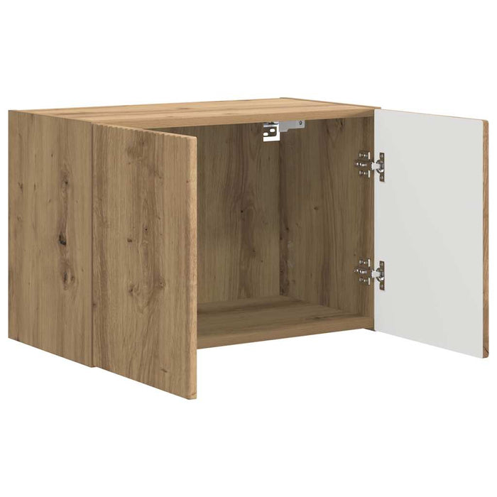 Dulap TV de perete Pe perete Stejar Artizanal 59,5 x 31 x 40 cm - WALTI WALTI