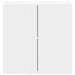 Dulap TV de perete 59,5 x 31 x 60 cm Alb Lemn prelucrat - WALTI WALTI