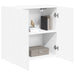 Dulap TV de perete 59,5 x 31 x 60 cm Alb Lemn prelucrat - WALTI WALTI