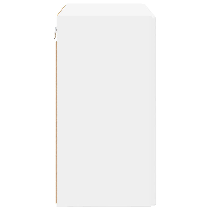 Dulap TV de perete 59,5 x 31 x 60 cm Alb Lemn prelucrat - WALTI WALTI