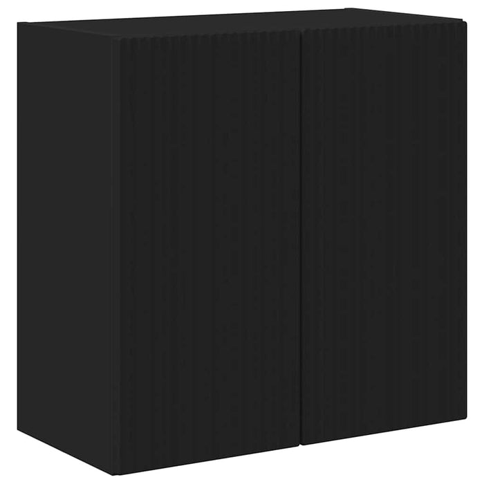Dulap TV de perete Negru 59,5 x 31 x 60 cm Lemn compozit - WALTI WALTI