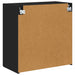 Dulap TV de perete 59,5 x 31 x 60 cm Negru Lemn prelucrat - WALTI WALTI