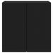 Dulap TV de perete 59,5 x 31 x 60 cm Negru Lemn prelucrat - WALTI WALTI