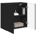 Dulap TV de perete Negru 59,5 x 31 x 60 cm Lemn compozit - WALTI WALTI