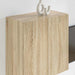 Dulap TV de perete Pe perete Stejar Sonoma 59,5 x 31 x 60 cm - WALTI WALTI