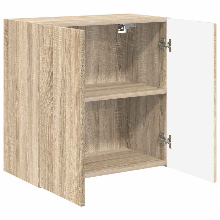 Dulap TV de perete 59,5 x 31 x 60 cm Stejar Sonoma - WALTI WALTI
