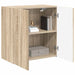 Dulap TV de perete Pe perete Stejar Sonoma 59,5 x 31 x 60 cm - WALTI WALTI