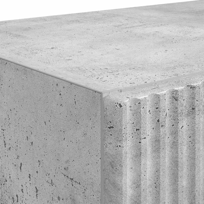 Dulap TV de perete 59,5 x 31 x 60 cm Gri din beton - WALTI WALTI