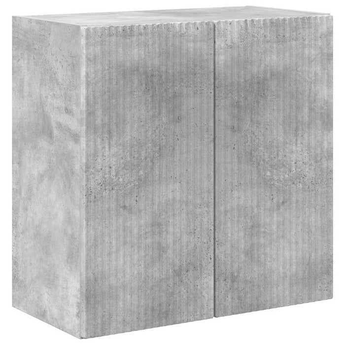 Dulap TV de perete Pe perete Gri din beton 59,5 x 31 x 60 cm - WALTI WALTI
