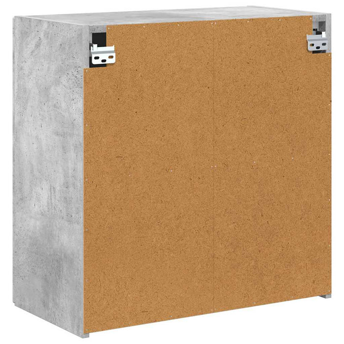Dulap TV de perete Pe perete Gri din beton 59,5 x 31 x 60 cm - WALTI WALTI