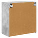 Dulap TV de perete Pe perete Gri din beton 59,5 x 31 x 60 cm - WALTI WALTI