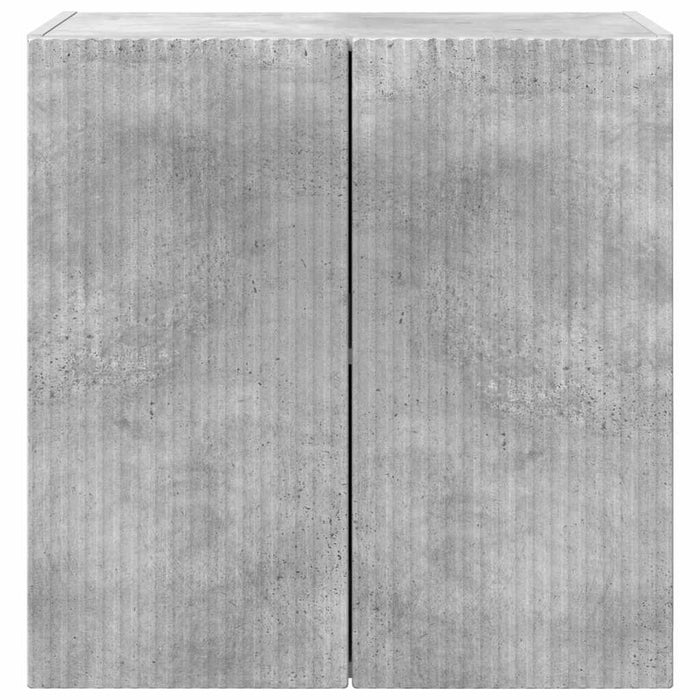 Dulap TV de perete Pe perete Gri din beton 59,5 x 31 x 60 cm - WALTI WALTI
