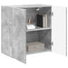 Dulap TV de perete Pe perete Gri din beton 59,5 x 31 x 60 cm - WALTI WALTI