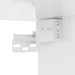 Dulap TV de perete 59,5 x 31 x 60 cm Alb lucios Lemn prelucrat - WALTI WALTI