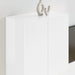 Dulap TV de perete Alb lucios 59,5 x 31 x 60 cm Lemn compozit - WALTI WALTI