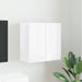 Dulap TV de perete 59,5 x 31 x 60 cm Alb lucios Lemn prelucrat - WALTI WALTI