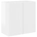 Dulap TV de perete Alb lucios 59,5 x 31 x 60 cm Lemn compozit - WALTI WALTI