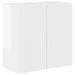Dulap TV de perete 59,5 x 31 x 60 cm Alb lucios Lemn prelucrat - WALTI WALTI