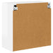 Dulap TV de perete Alb lucios 59,5 x 31 x 60 cm Lemn compozit - WALTI WALTI