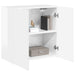 Dulap TV de perete Alb lucios 59,5 x 31 x 60 cm Lemn compozit - WALTI WALTI