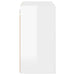 Dulap TV de perete Alb lucios 59,5 x 31 x 60 cm Lemn compozit - WALTI WALTI