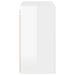 Dulap TV de perete 59,5 x 31 x 60 cm Alb lucios Lemn prelucrat - WALTI WALTI