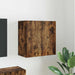 Dulap TV de perete Pe perete Stejar fumuriu 59,5 x 31 x 60 cm - WALTI WALTI