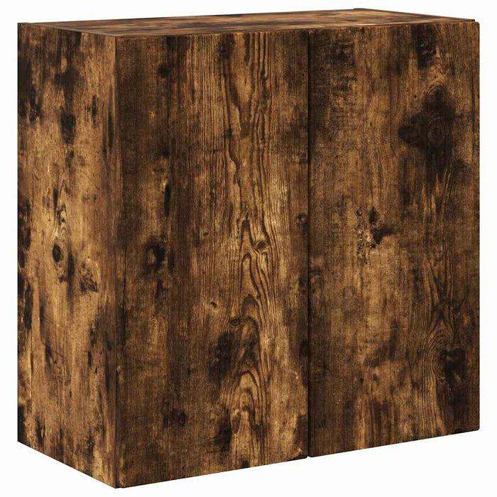 Dulap TV de perete Pe perete Stejar fumuriu 59,5 x 31 x 60 cm - WALTI WALTI