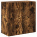 Dulap TV de perete Pe perete Stejar fumuriu 59,5 x 31 x 60 cm - WALTI WALTI