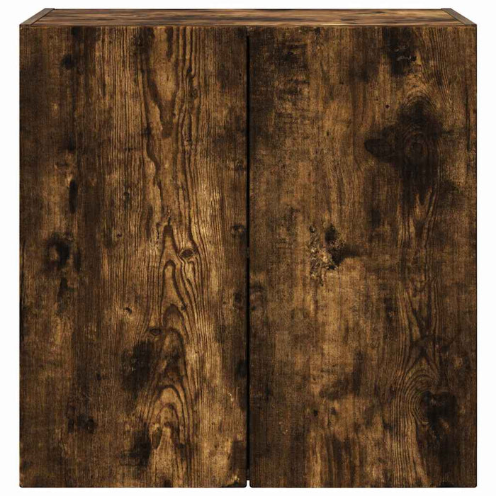 Dulap TV de perete Pe perete Stejar fumuriu 59,5 x 31 x 60 cm - WALTI WALTI