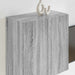 Dulap TV de perete 59,5 x 31 x 60 cm Gri Sonoma Lemn prelucrat - WALTI WALTI