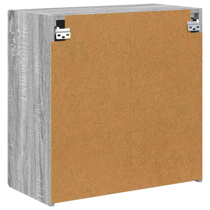 Dulap TV de perete Gri Sonoma 59,5 x 31 x 60 cm Lemn compozit - WALTI WALTI
