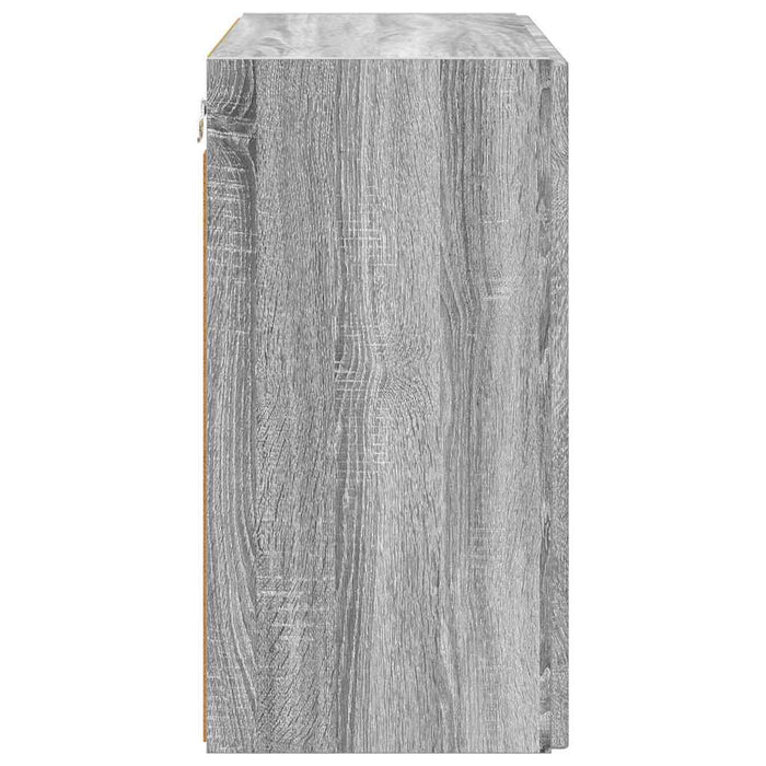 Dulap TV de perete Gri Sonoma 59,5 x 31 x 60 cm Lemn compozit - WALTI WALTI