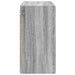 Dulap TV de perete Gri Sonoma 59,5 x 31 x 60 cm Lemn compozit - WALTI WALTI