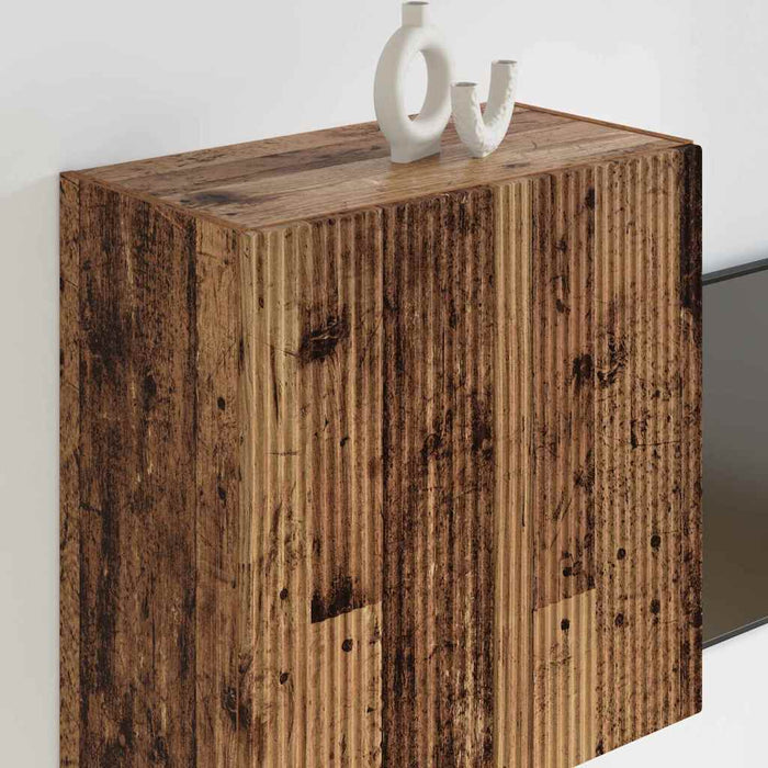 Dulap TV de perete Lemn Vechi 59,5 x 31 x 60 cm Lemn compozit - WALTI WALTI