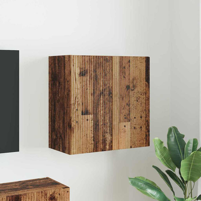 Dulap TV de perete Lemn Vechi 59,5 x 31 x 60 cm Lemn compozit - WALTI WALTI