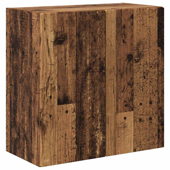Dulap TV de perete Lemn Vechi 59,5 x 31 x 60 cm Lemn compozit - WALTI WALTI