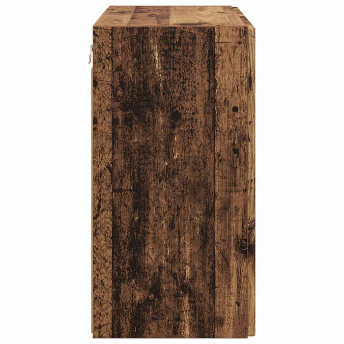 Dulap TV de perete Lemn Vechi 59,5 x 31 x 60 cm Lemn compozit - WALTI WALTI