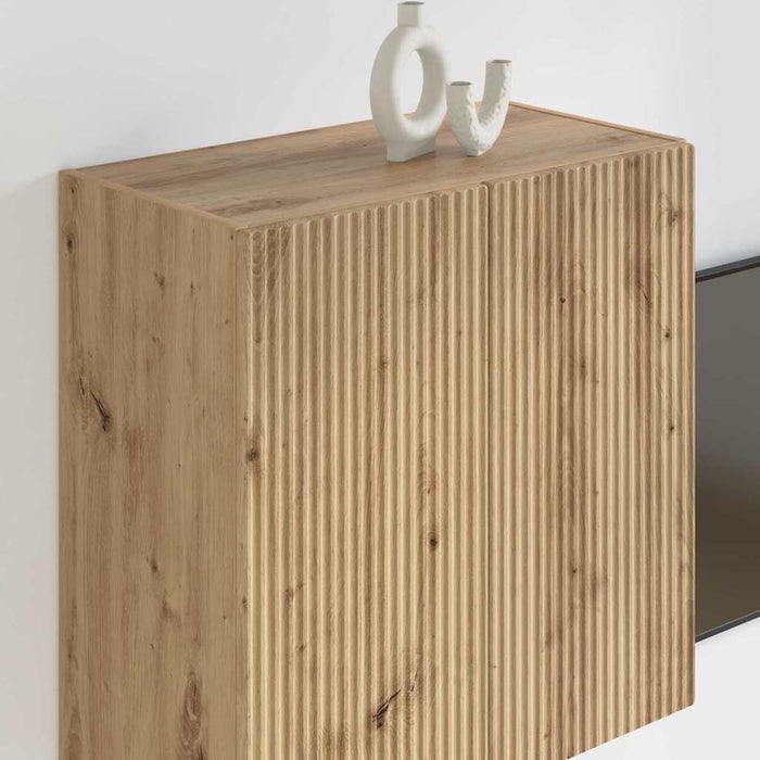 Dulap TV de perete Pe perete Stejar Artizanal 59,5 x 31 x 60 cm - WALTI WALTI