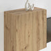 Dulap TV de perete Pe perete Stejar Artizanal 59,5 x 31 x 60 cm - WALTI WALTI