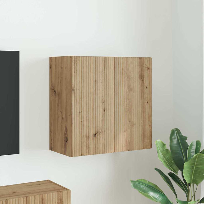 Dulap TV de perete Pe perete Stejar Artizanal 59,5 x 31 x 60 cm - WALTI WALTI